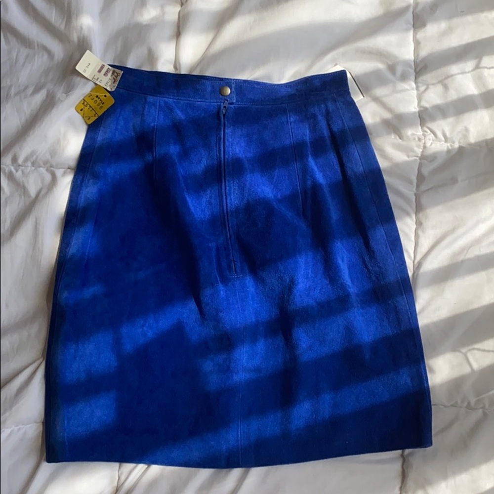 Royal blue outwear by phoenix skirt
